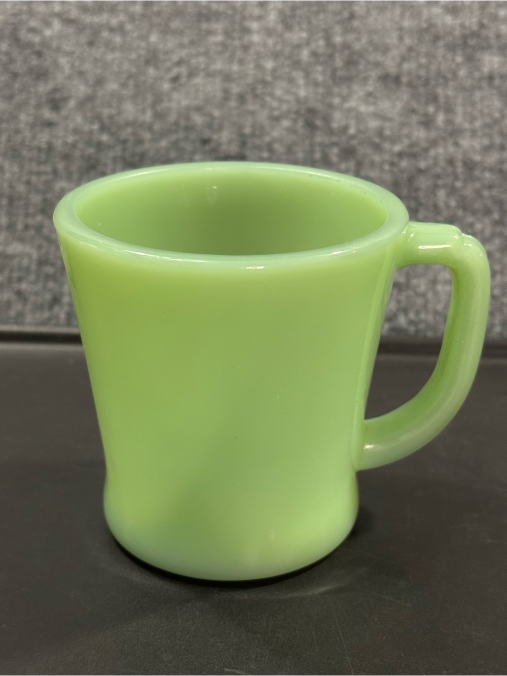 Anchor Hocking Fire King Jadeite Restaurant Ware Cup 3.5" Vintage Milk Glass